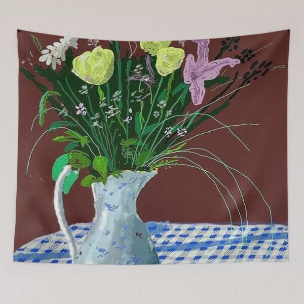 Item preview, 20th February 2021, Jug With Flowers By David Hockney designed and sold by ALIONAMER.