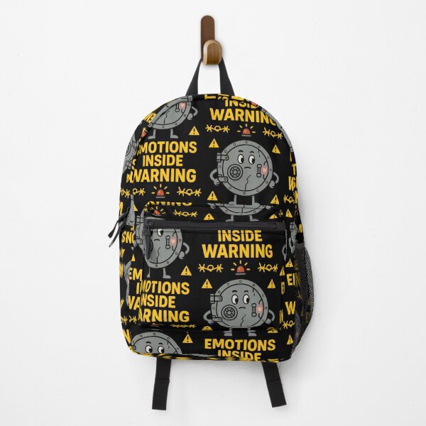 Item preview, Warning Emotions Inside Funny Vault Design designed and sold by TeeTimeTreasure.