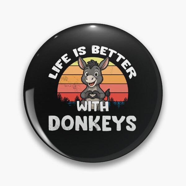 Item preview, Cute Retro Donkey T-Shirt designed and sold by LashondaGreen89.
