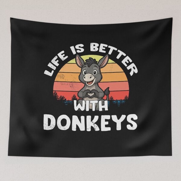 Item preview, Cute Retro Donkey T-Shirt designed and sold by LashondaGreen89.