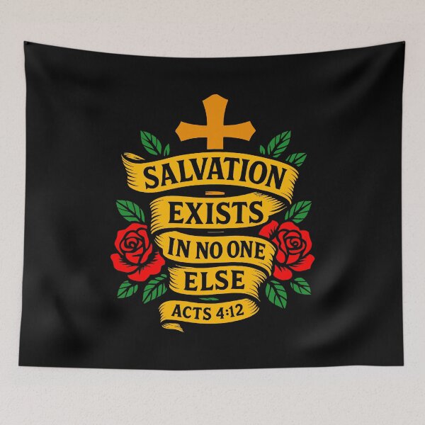 Item preview, Acts 4:12 Salvation exists in no one else designed and sold by plushism.
