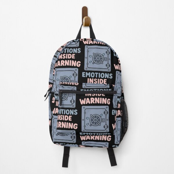 Item preview, Warning Emotions Inside Funny Safe Design designed and sold by TeeTimeTreasure.