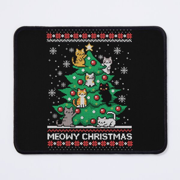 Item preview, Meowy Christmas ugly christmas sweater designed and sold by NemiMakeit.