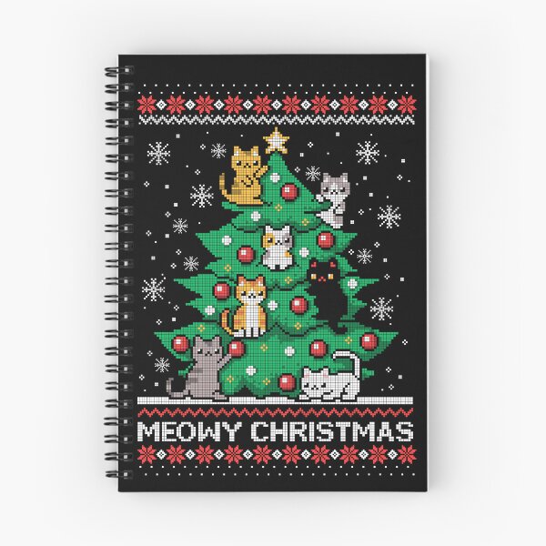 Item preview, Meowy Christmas ugly christmas sweater designed and sold by NemiMakeit.