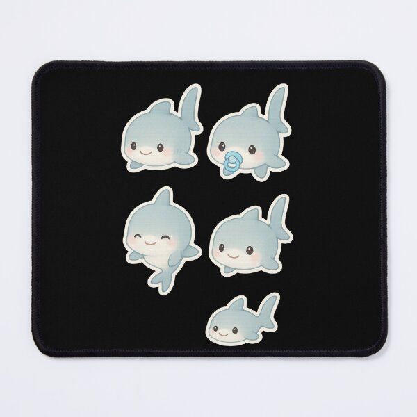 Item preview, Baby Thresher sharks - Cute and kawaii designed and sold by DamioPolArt.