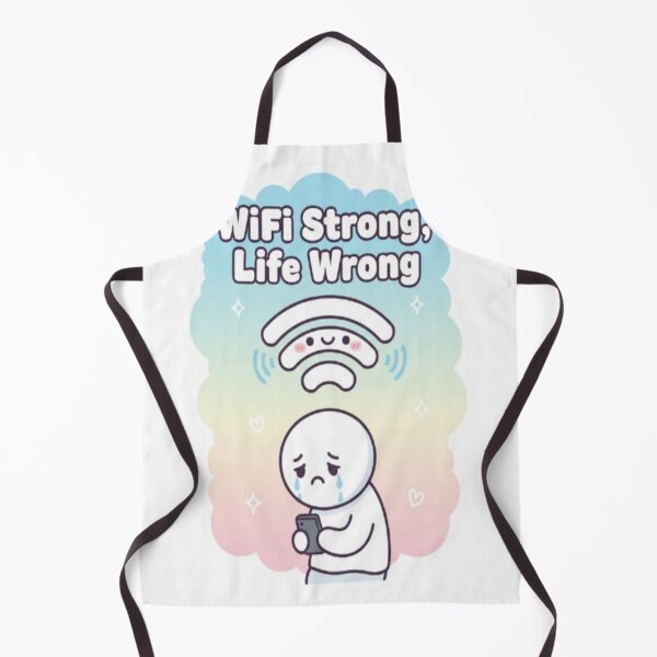 Item preview, WiFi storng Life wrong funny sad mene Stücke  designed and sold by FunkyPatakha.