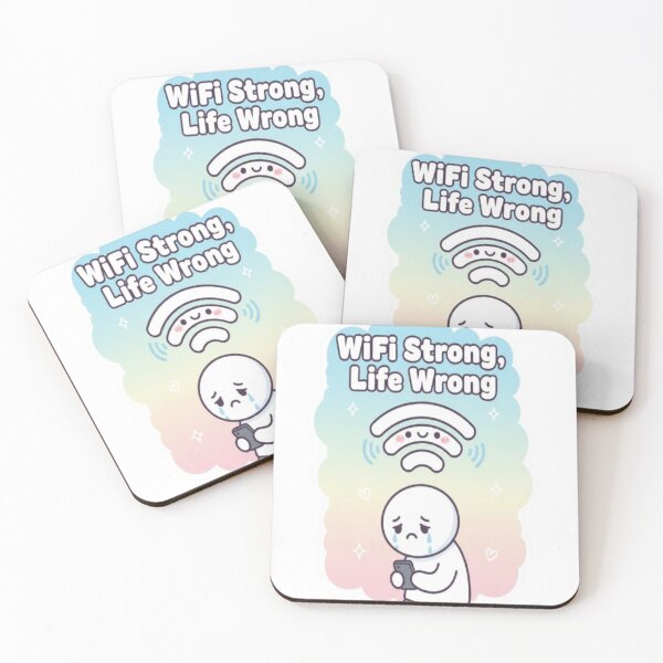 Item preview, WiFi storng Life wrong funny sad mene Stücke  designed and sold by FunkyPatakha.