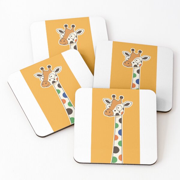 Item preview, adorable giraffe illustration designed and sold by Meemaart.