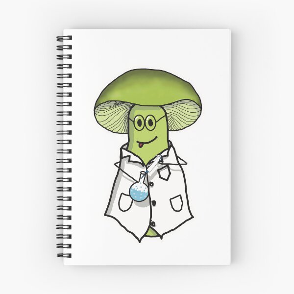 Item preview, Scientist Fungi - sticker version designed and sold by CosmicFunGirl.