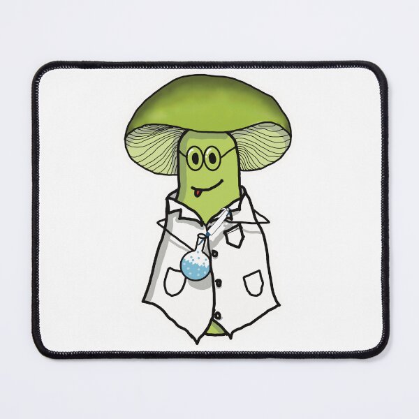 Item preview, Scientist Fungi - sticker version designed and sold by CosmicFunGirl.
