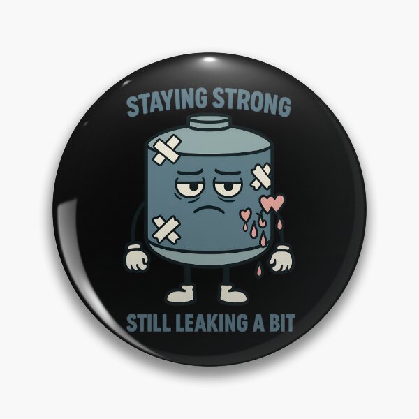 Item preview, Staying Strong Still Leaking a Bit Emotional Humor Design designed and sold by TeeTimeTreasure.