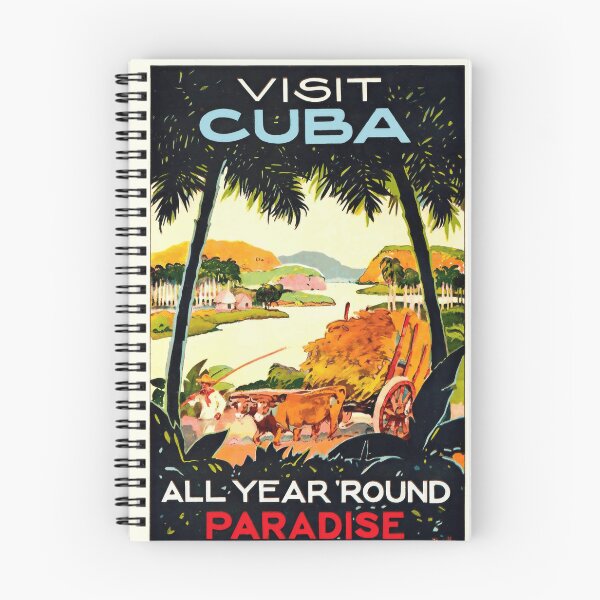 Item preview, Vintage Cuban Travel Poster | Visit Cuba All Year Round | Art Deco Tourism Print | Tropical & Idyllic Landscape Wall Art designed and sold by artofuniverse.