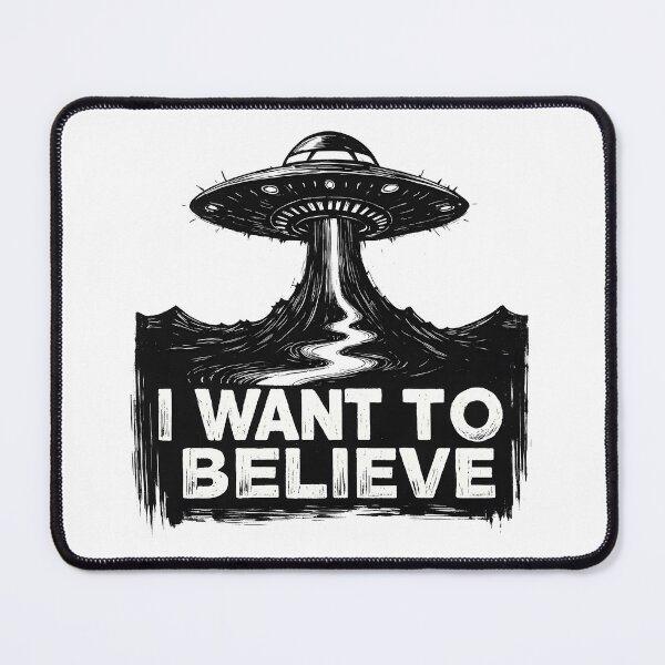 Item preview, I Want to Believe UFO designed and sold by dreampik.