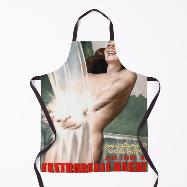 Item preview, Vintage Castroreale Baths Poster | Mid-Century Italian Art | Art Deco Style | Bathing Beauty & Health | Messina Italy Decor designed and sold by artofuniverse.