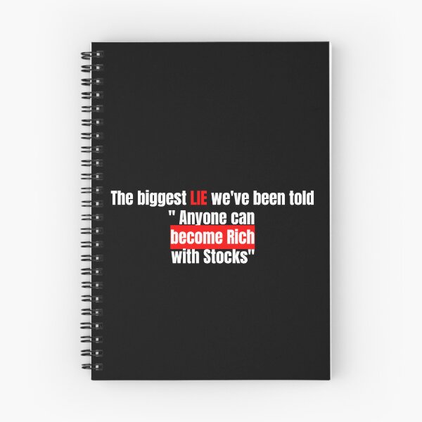 Item preview, Rich with Stocks- Biggest Lie designed and sold by rebuZZ-Apparels-The Minimalistic Buzz.