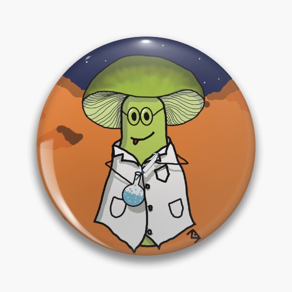 Item preview, Scientist Fungi on Mars designed and sold by CosmicFunGirl.