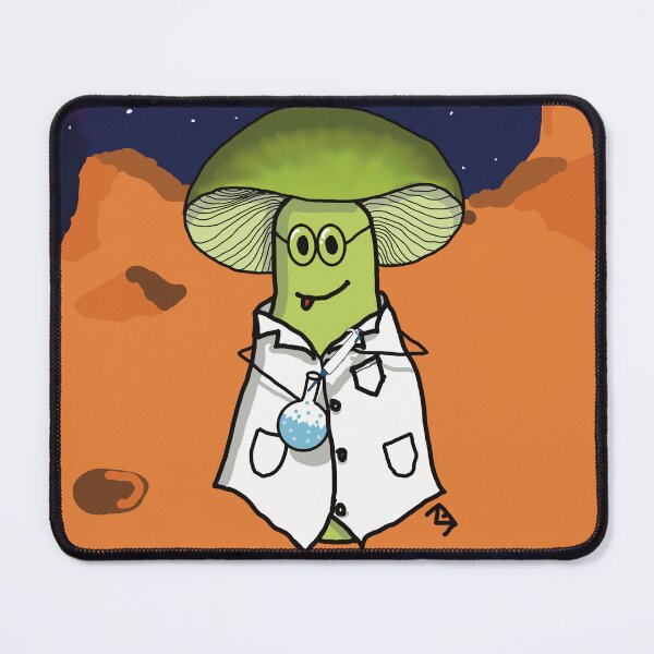 Item preview, Scientist Fungi on Mars designed and sold by CosmicFunGirl.