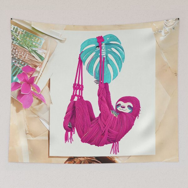 Item preview, Macrame Sloth designed and sold by ONYX Pixee.