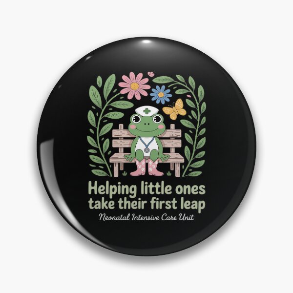 Item preview, Cute Frog NICU Nurse Summer Neonatal Intensive Care Unit RN designed and sold by petrichorsworld.