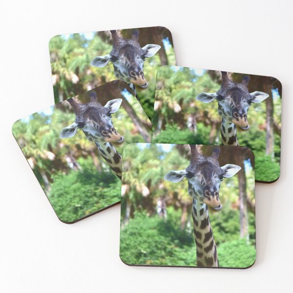 Item preview, Giraffe Among Palm Trees designed and sold by MercerImages.