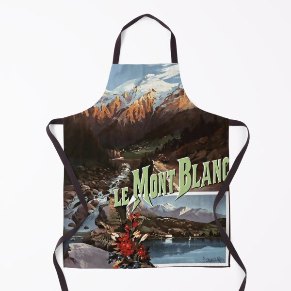 Item preview, Vintage Travel Poster | Mont Blanc Railway Art | Paris Lyon Mediterranee | Alps Adventure & Scenic Beauty | Wall Decor designed and sold by artofuniverse.