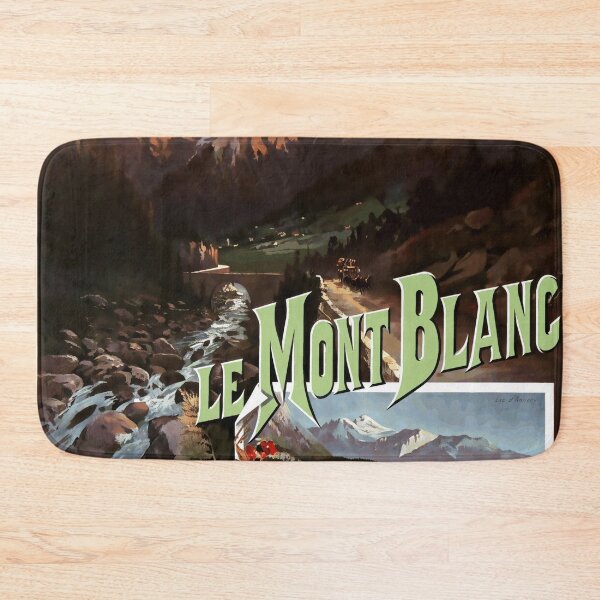 Item preview, Vintage Travel Poster | Mont Blanc Railway Art | Paris Lyon Mediterranee | Alps Adventure & Scenic Beauty | Wall Decor designed and sold by artofuniverse.