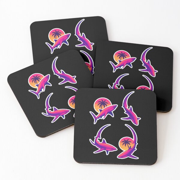 Item preview, Thresher sharks - colorful sunset designed and sold by DamioPolArt.