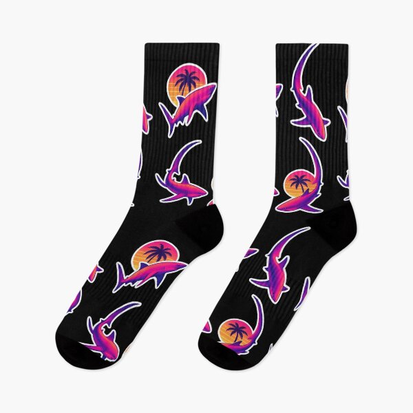 Item preview, Thresher sharks - colorful sunset designed and sold by DamioPolArt.