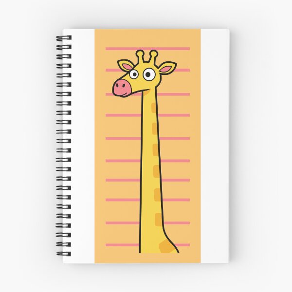 Item preview, adorable giraffe illustration designed and sold by Meemaart.