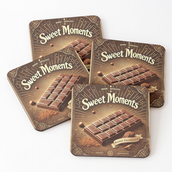 Item preview, Sweet Moments – The sweet retro poster for connoisseurs and chocolate lovers designed and sold by Eric Nagel.