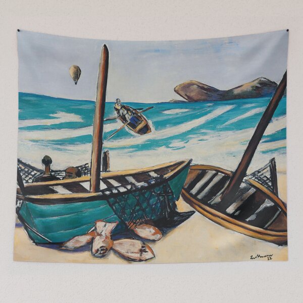 Item preview, Coastal landscape with balloon designed and sold by SharonTheFirst.
