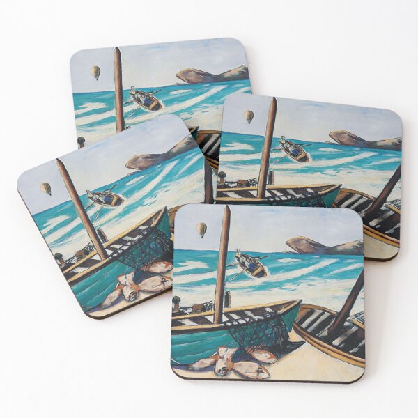 Item preview, Coastal landscape with balloon designed and sold by SharonTheFirst.