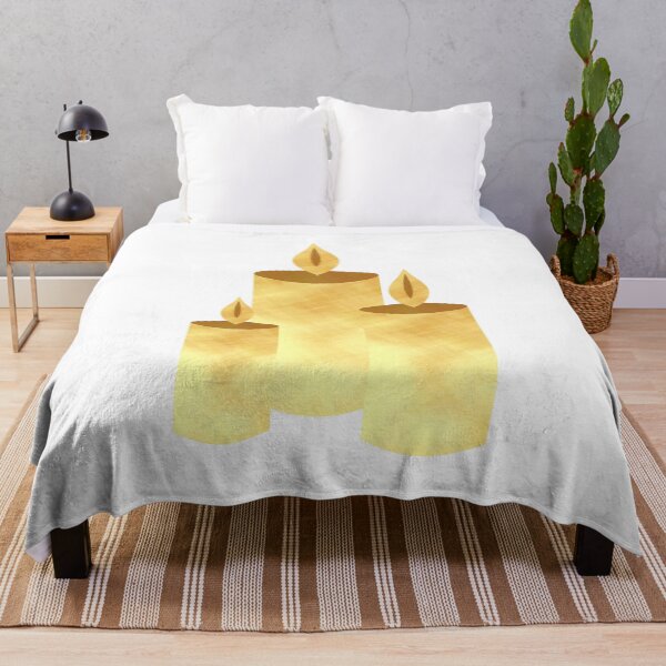 Item preview, Golden Candles on white - Calm, Sensory-Friendly designed and sold by CreaTwinkles.