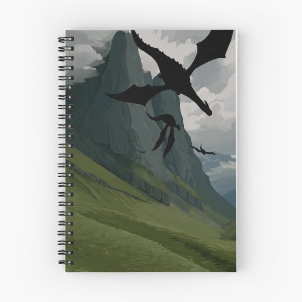 Item preview, Dragons flying over fields #02 designed and sold by ntencate.