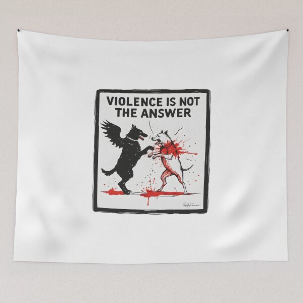 Item preview,  Violence Is Not The Answer designed and sold by dreampik.