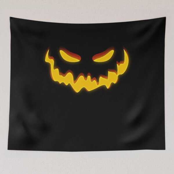 Item preview, Halloween Savage Pumpkin Face Evil Smile Creepy Jack-O’-Lantern Spooky Illustration designed and sold by MONTRIS.
