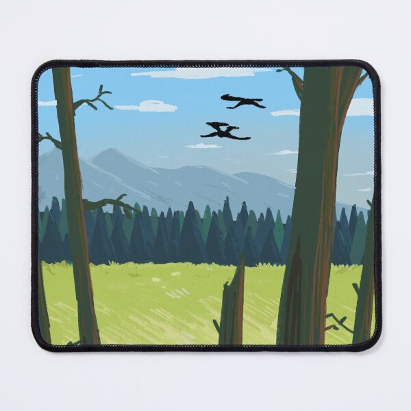 Item preview, Dragons flying over fields #03 designed and sold by ntencate.