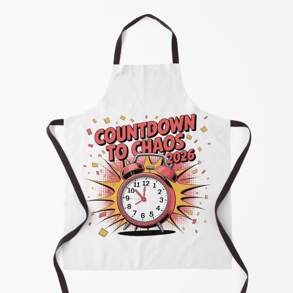 Item preview, Countdown to Chaos 2026 – Funny New Year Typography Design designed and sold by Ammar Studio.