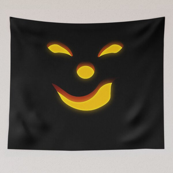 Item preview, Halloween Creepy Weird Pumpkin Face Spooky Jack-O’-Lantern Horror Illustration designed and sold by MONTRIS.