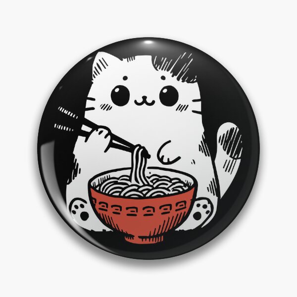 Item preview, Ramen Cat Kawaii Anime Japanese Neko designed and sold by Faissal Thomass.