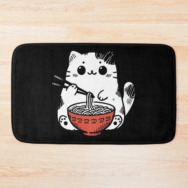 Item preview, Ramen Cat Kawaii Anime Japanese Neko designed and sold by Faissal Thomass.