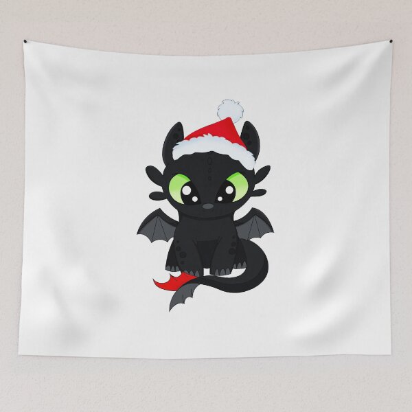 Item preview, Santa Dragon Christmas, Night Fury designed and sold by DesignSTKRSA.
