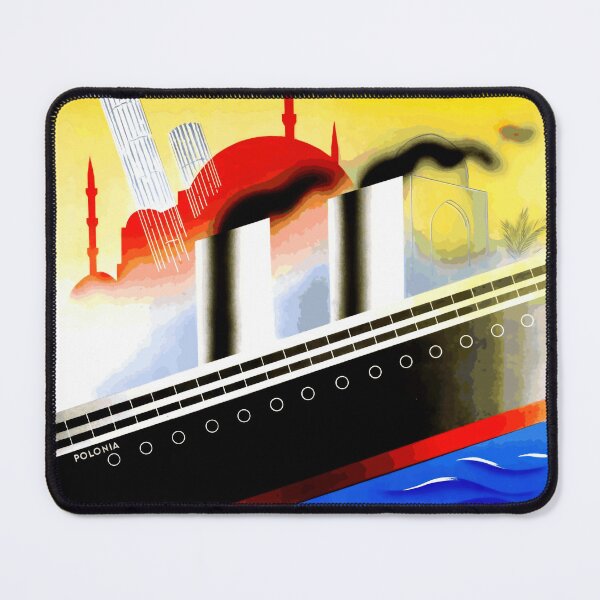 Item preview, Art Deco Vintage Travel Poster | Linia Polono Palestineana Ship | Poland to Palestine Greece & Turkey | 1920s-1930s Style designed and sold by artofuniverse.