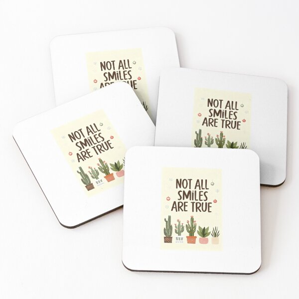 Item preview, Not All Smiles Are True – Cactus Inspired Quote designed and sold by GoxyVision.