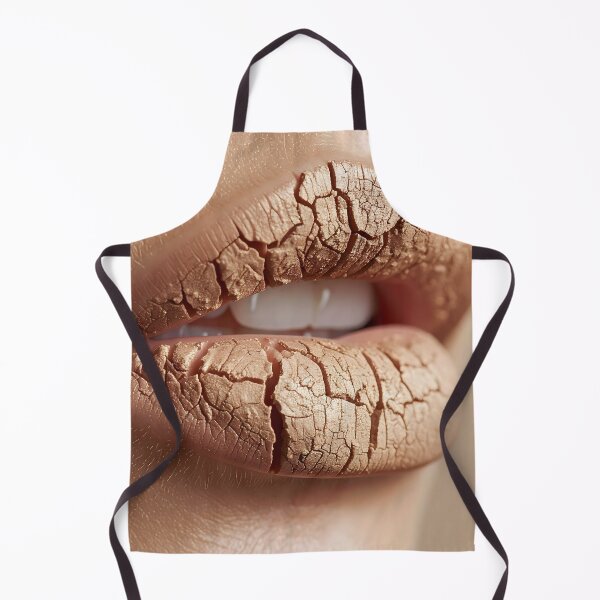 Item preview, Cracked Earth Lips Surreal Concept of Dryness and Dehydration designed and sold by Anna Koneva.