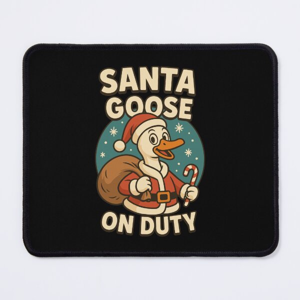 Item preview, Santa Goose On Duty Christmas Funny designed and sold by LuminOrb.