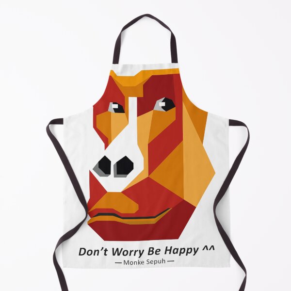 Item preview, Don't Worry Be Happy. Monke Sepuh designed and sold by Yurriya Art.