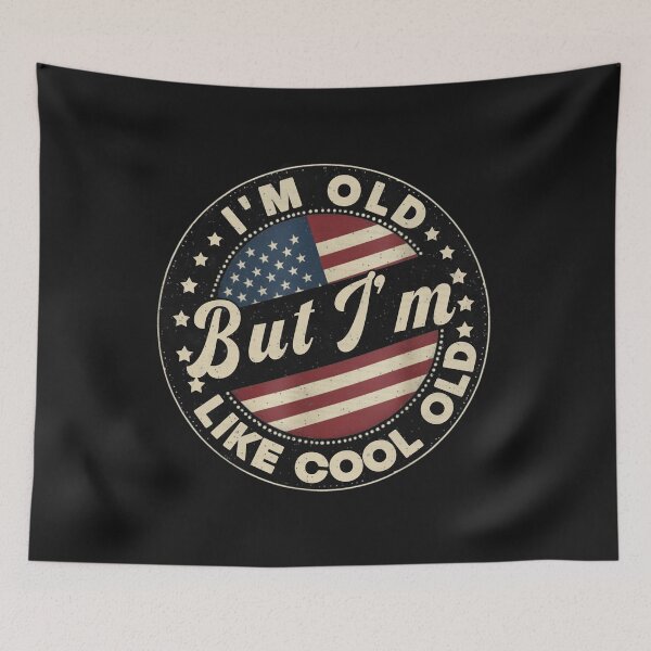 Item preview, Patriotic Cool Old American T-Shirt designed and sold by TinaMDedrick.