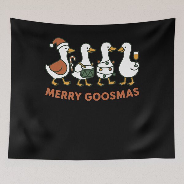 Item preview, Christmas Goose Merry Goosmas Funny Design designed and sold by LuminOrb.