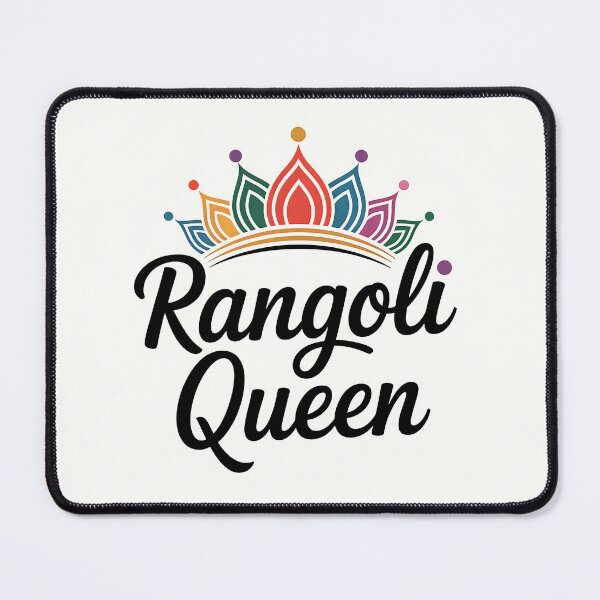 Item preview, Rangoli Queen – Colorful Diwali Festival Design designed and sold by Jollys-ArtShop.